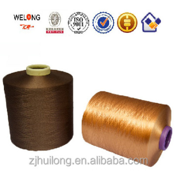 DRAW TEXTURED YARN POLYESTER COLORED SD HIGH INTERMINGLE ZHEJIANG welong IN STOCK A GRADE MANUFACTURE DENIER 450D/192F YARN